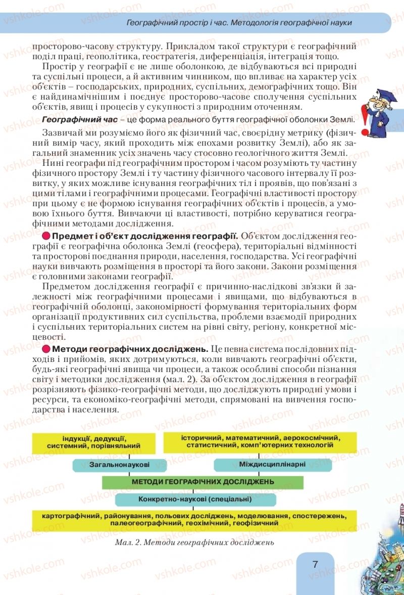 Страница 7 | Підручник Географія 10 клас Л.Б. Паламарчук, Т.Г. Гільберг, В.В. Безуглий 2010