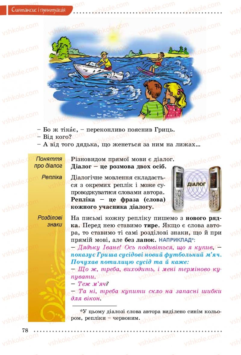 Страница 78 | Підручник Українська мова 5 клас О.В. Заболотний 2013