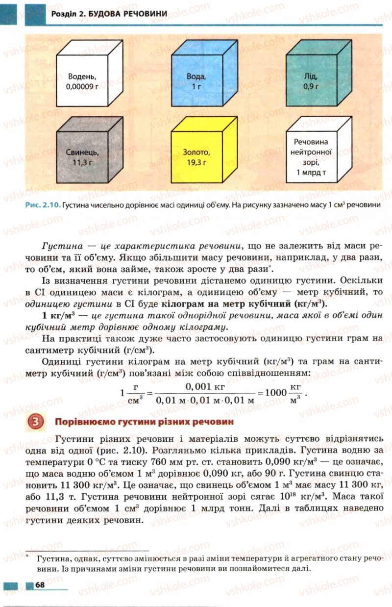 Страница 68 | Підручник Фізика 7 клас Ф.Я. Божинова, М.М. Кірюхін, О.О. Кірюхіна 2007