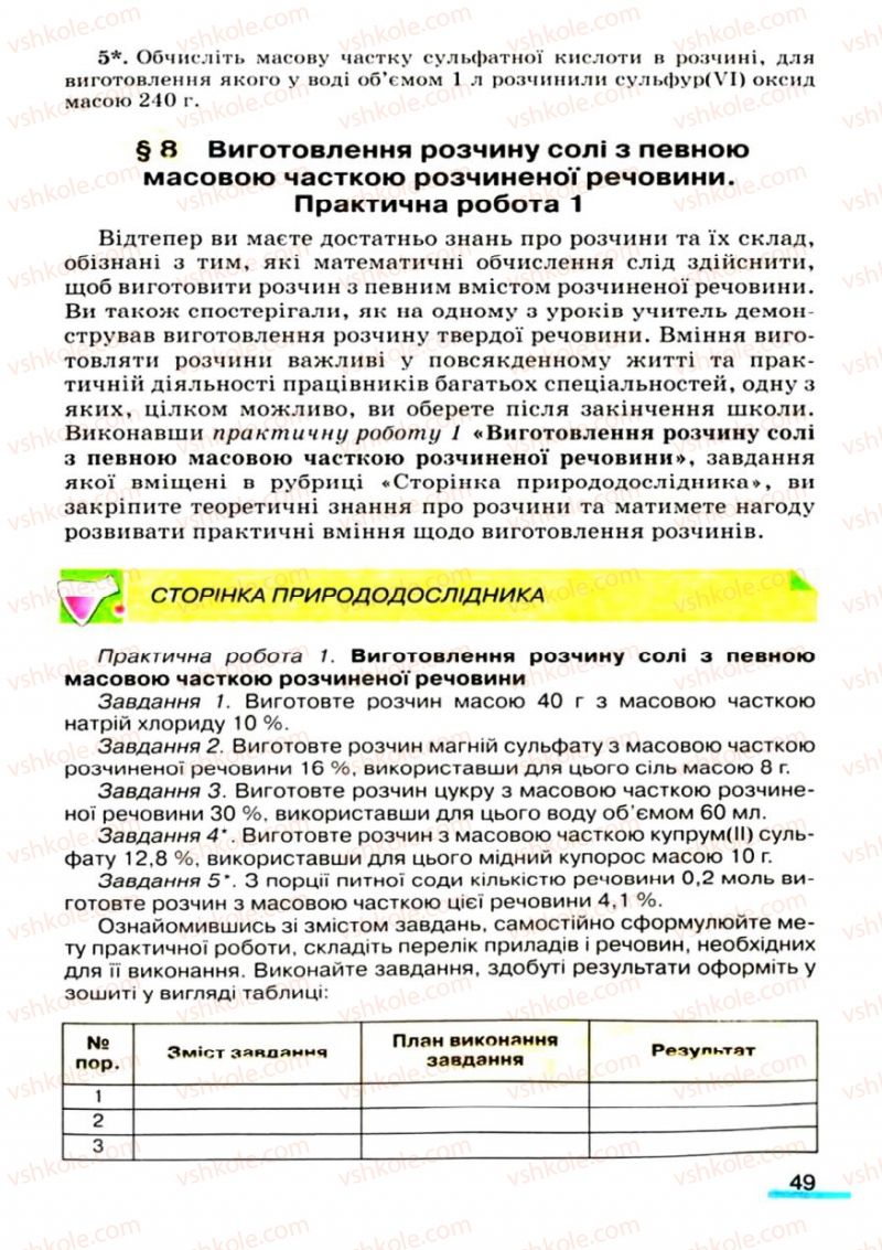 Страница 49 | Підручник Хімія 9 клас О.Г. Ярошенко 2009