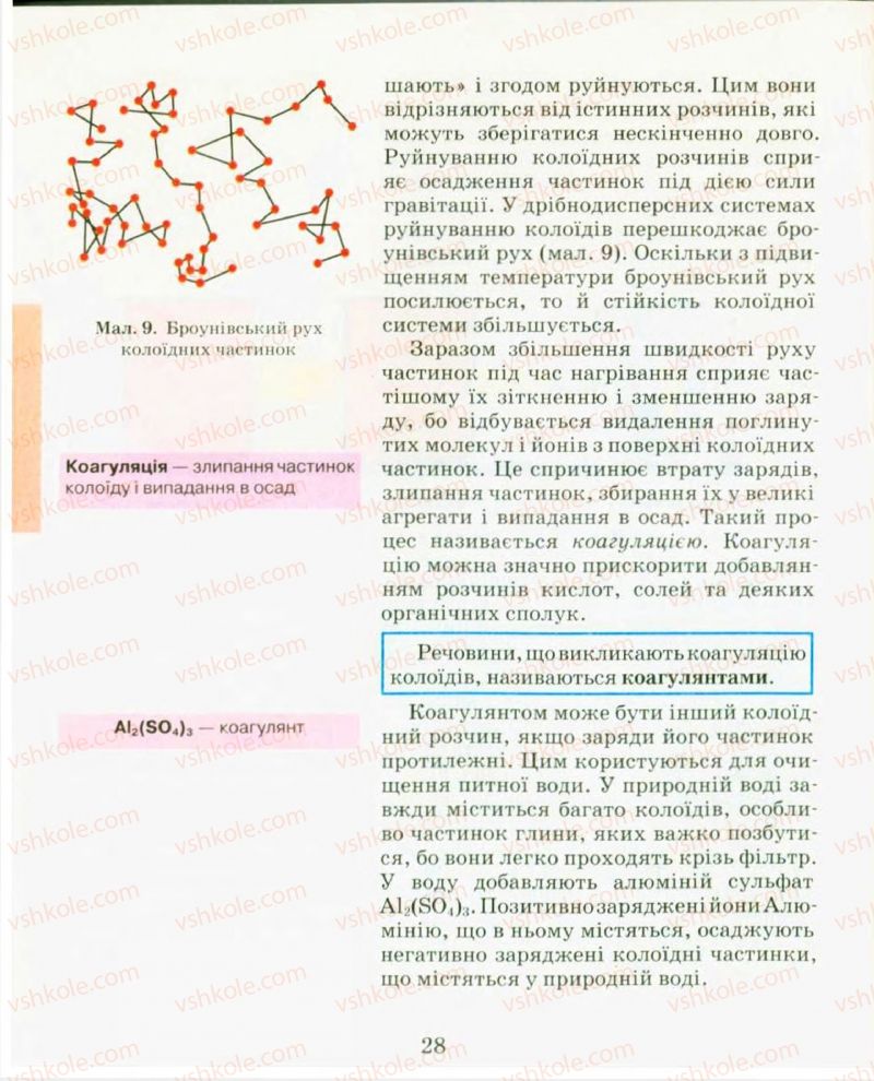 Страница 28 | Підручник Хімія 9 клас Н.М. Буринська, Л.П. Величко 2009