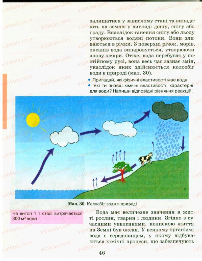 Страница 46 | Підручник Хімія 9 клас Н.М. Буринська, Л.П. Величко 2009