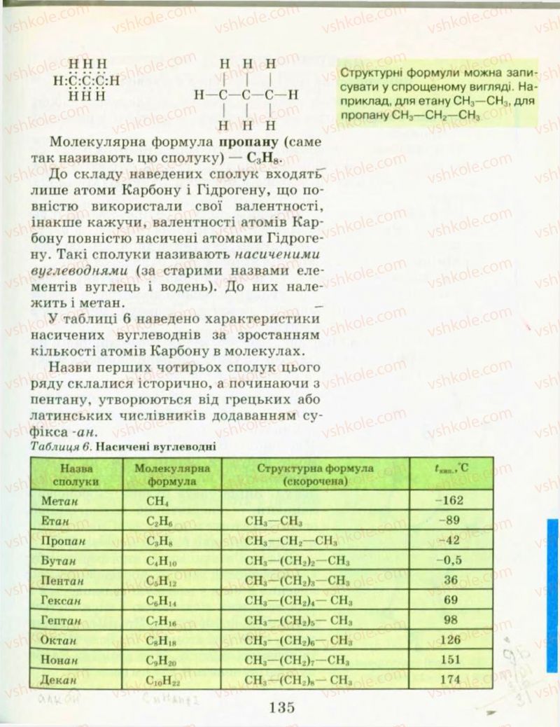 Страница 135 | Підручник Хімія 9 клас Н.М. Буринська, Л.П. Величко 2009