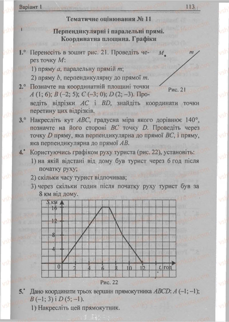 Страница 113 | Підручник Математика 6 клас А.Г. Мерзляк, В.Б. Полонський, М.С. Якір 2009 Збірник задач і контрольних робіт