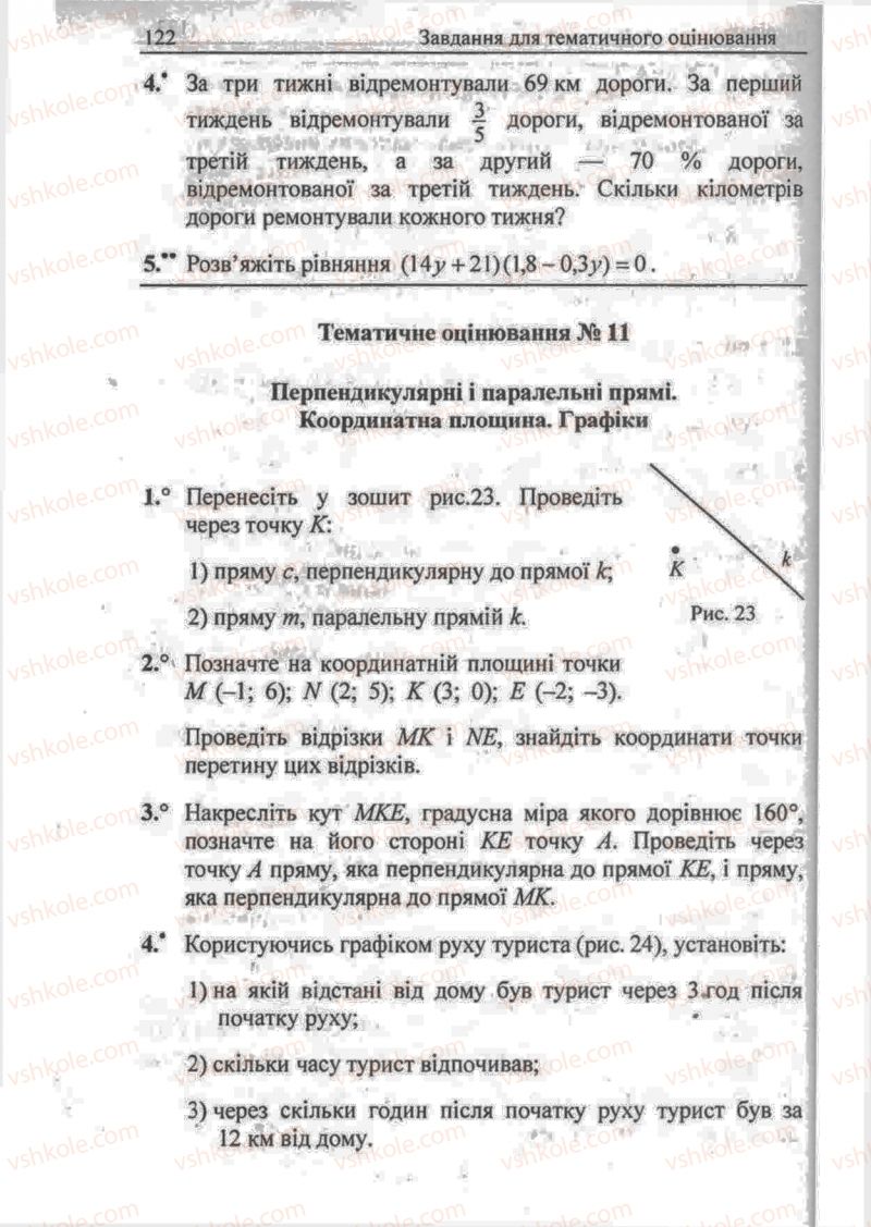 Страница 122 | Підручник Математика 6 клас А.Г. Мерзляк, В.Б. Полонський, М.С. Якір 2009 Збірник задач і контрольних робіт