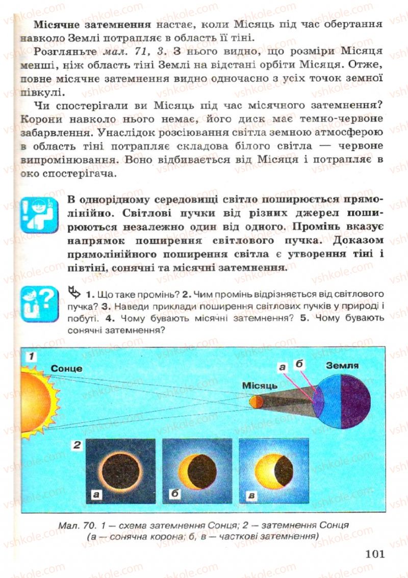 Страница 101 | Підручник Фізика 7 клас В.Р Ільченко, С.Г. Куликовський, О.Г. Ільченко 2007