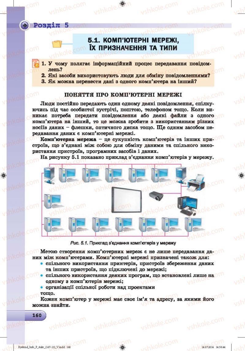 Страница 160 | Підручник Інформатика 6 клас Й.Я. Ривкінд, Т.І. Лисенко, Л.А. Чернікова, В.В. Шакотько 2014