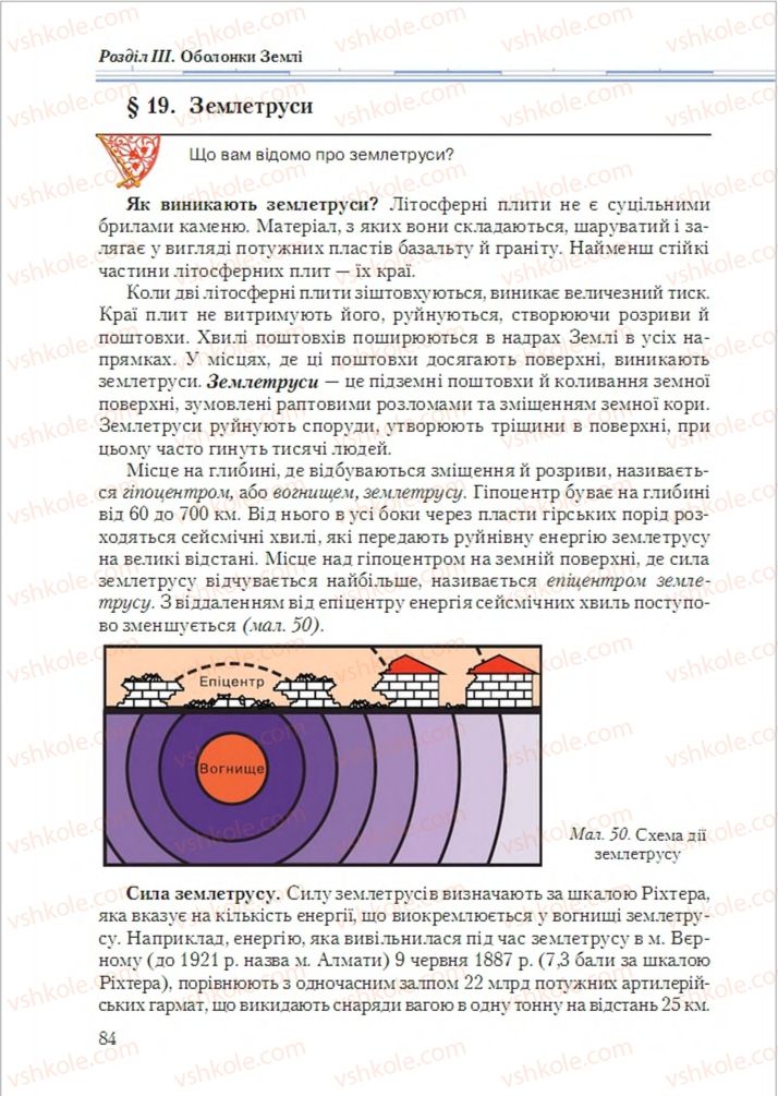 Страница 84 | Підручник Географія 6 клас Т.Г. Гільберг, Л.Б. Паламарчук 2014