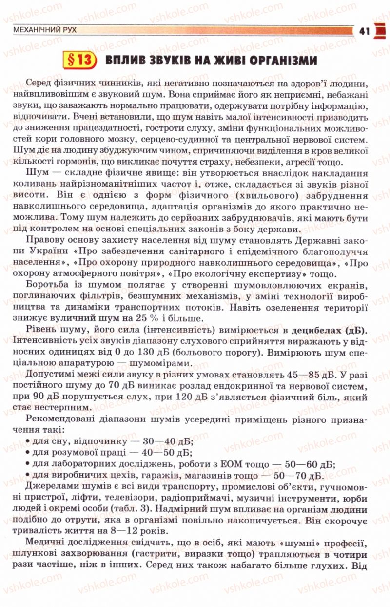 Страница 41 | Підручник Фізика 8 клас В.Д. Сиротюк 2008