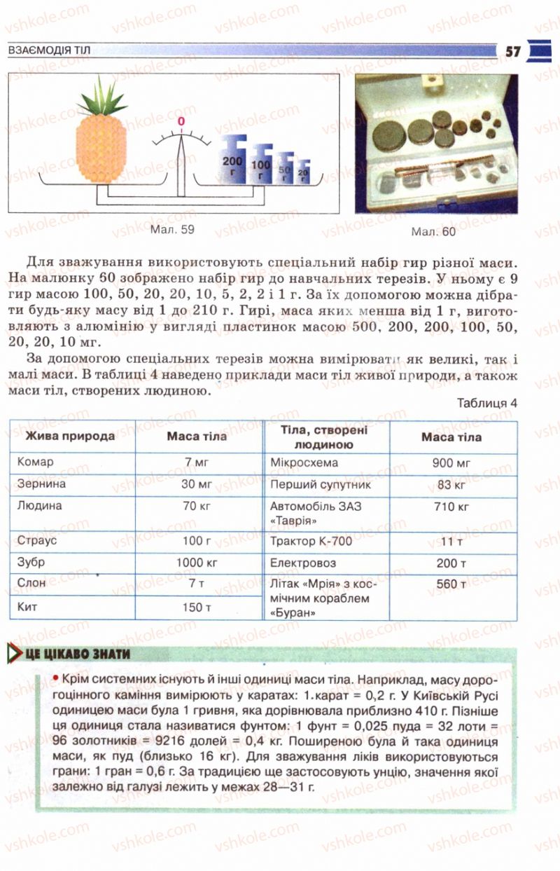 Страница 57 | Підручник Фізика 8 клас В.Д. Сиротюк 2008