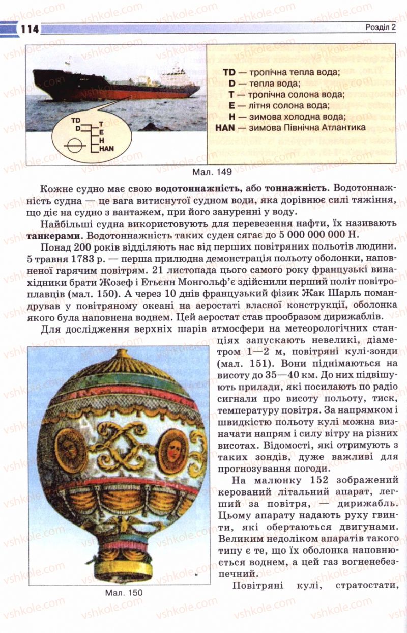 Страница 114 | Підручник Фізика 8 клас В.Д. Сиротюк 2008