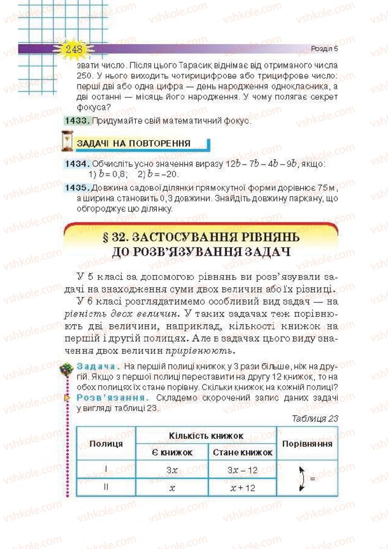 Страница 248 | Підручник Математика 6 клас Н.А. Тарасенкова, І.М. Богатирьова, О.М. Коломієць, З.О. Сердюк 2014