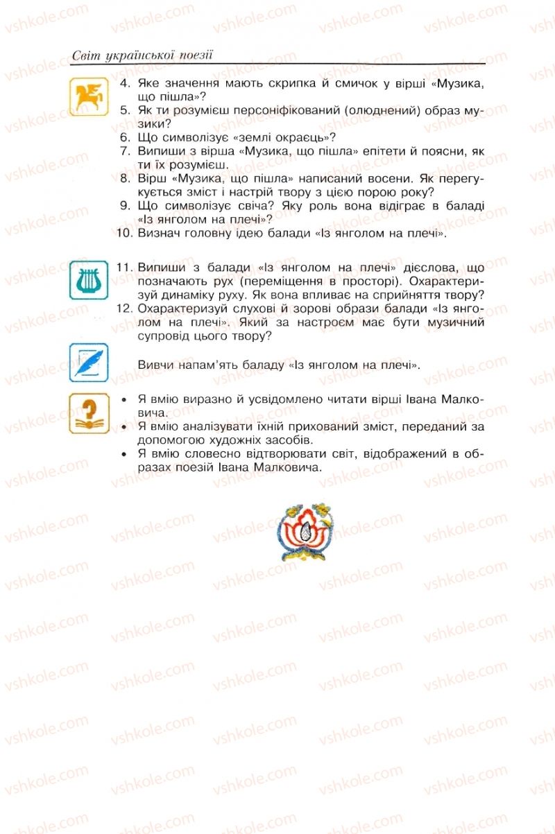 Страница 194 | Підручник Українська література 8 клас О.М. Авраменко, Г.К. Дмитренко 2008