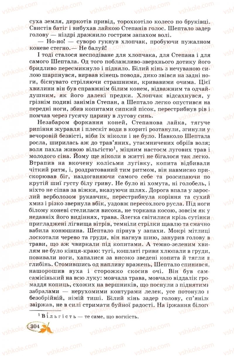 Страница 304 | Підручник Українська література 8 клас В.І. Цимбалюк 2008