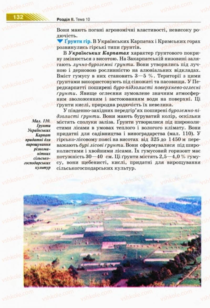 Страница 132 | Підручник Географія 8 клас П.Г. Шищенко, Н.В. Муніч 2008