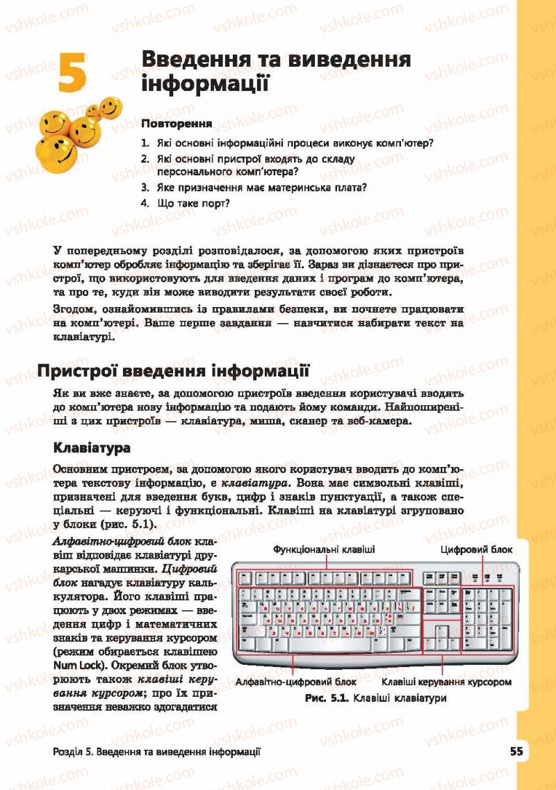 Страница 55 | Підручник Інформатика 9 клас І.О. Завадський, І.В. Стеценко, О.М. Левченко 2009