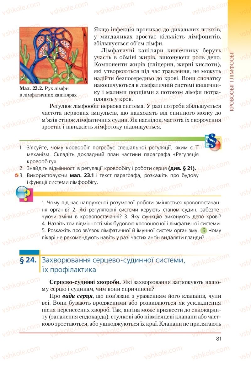 Страница 81 | Підручник Біологія 9 клас Т.І. Базанова, Ю.В. Павіченко, А.М. Тіткова 2009