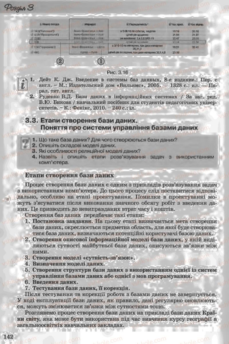 Страница 142 | Підручник Інформатика 11 клас Й.Я. Ривкінд, Т.І. Лисенко, Л.А. Чернікова, В.В. Шакотько 2011