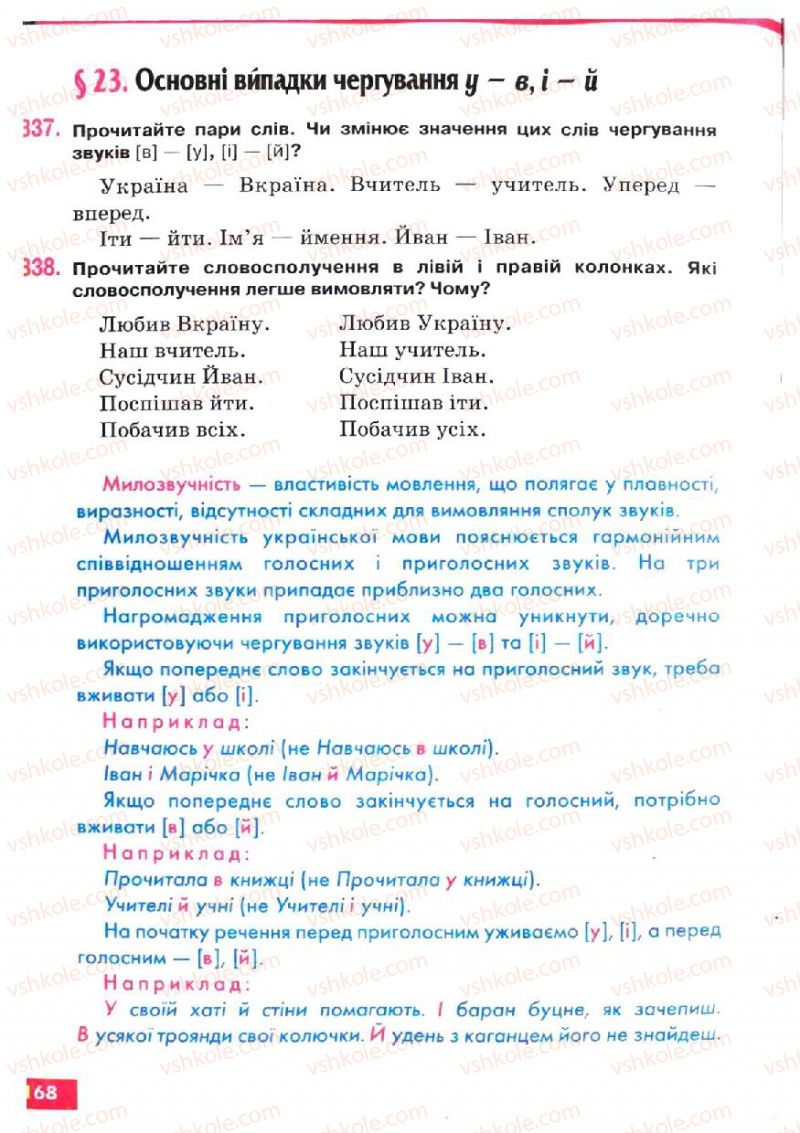 Страница 168 | Підручник Українська мова 5 клас О.П. Глазова, Ю.Б. Кузнецов 2005