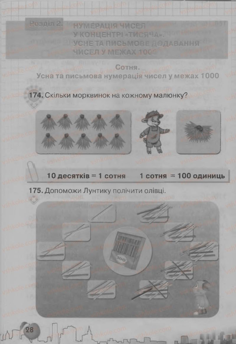 Страница 28 | Підручник Математика 3 клас Ф.М. Рівкінд, Л.В. Оляницька 2013