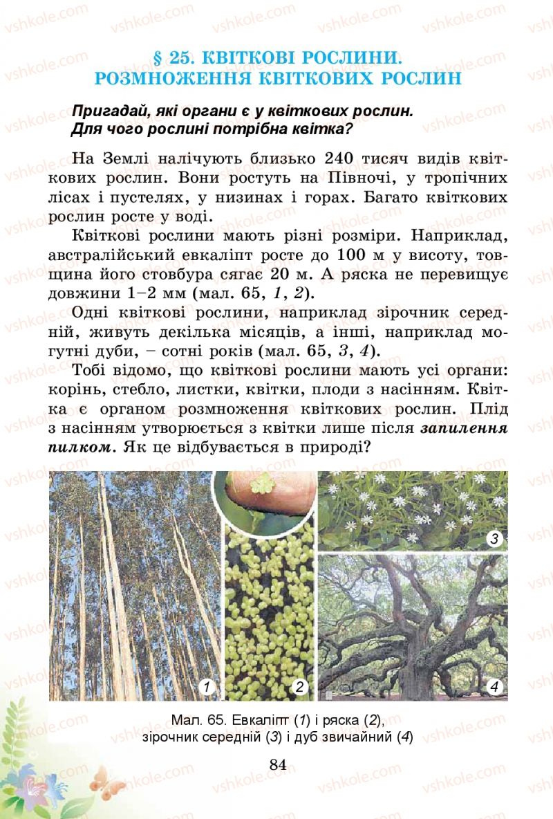 Страница 84 | Підручник Природознавство 3 клас Т.Г. Гільберг, Т.В. Сак 2014