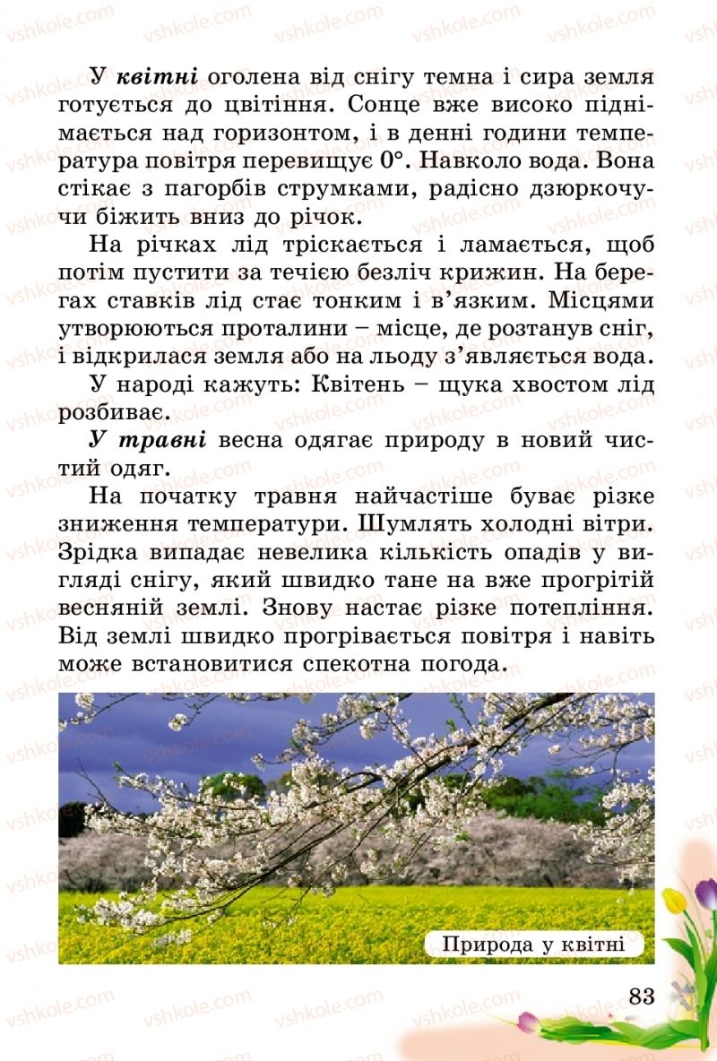 Страница 83 | Підручник Природознавство 2 клас Т.Г. Гільберг, Т.В. Сак 2012