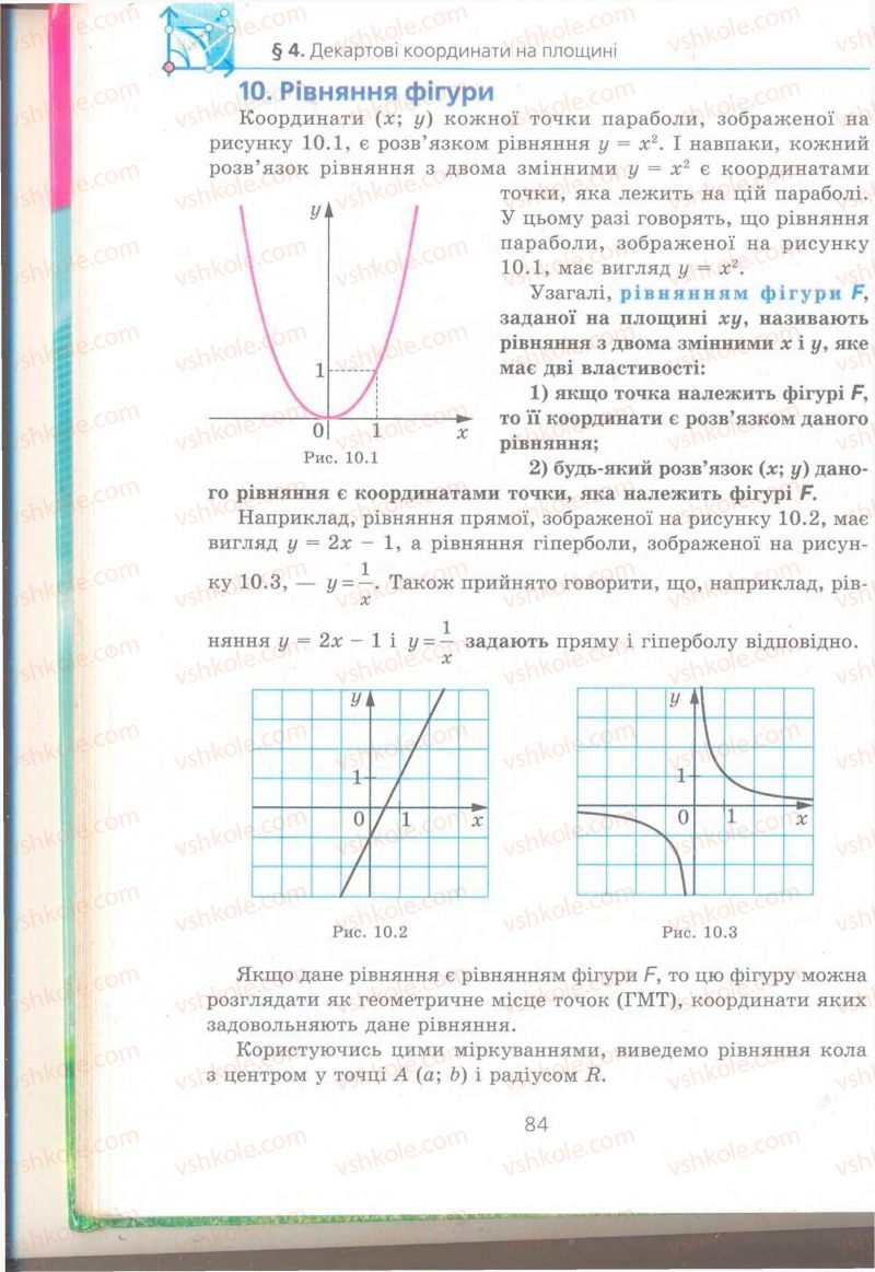 Страница 84 | Підручник Геометрія 9 клас А.Г. Мерзляк, В.Б. Полонський, M.С. Якір 2009 Поглиблений рівень вивчення