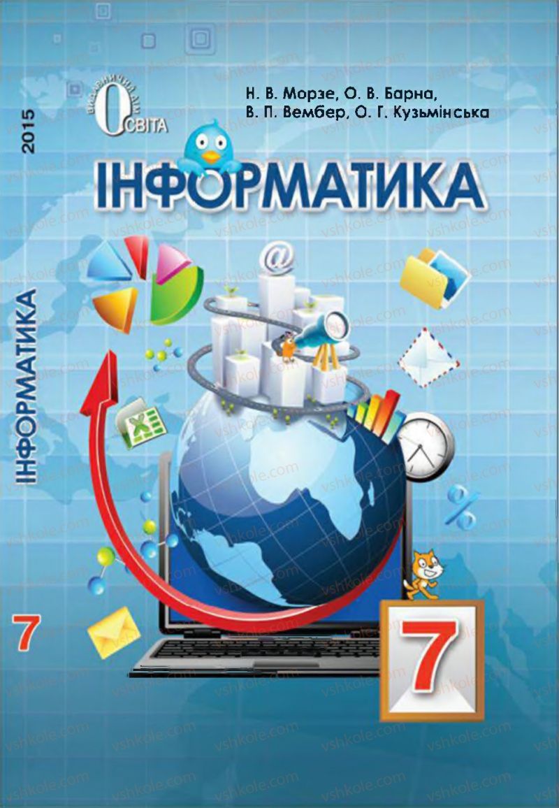 Страница 1 | Підручник Інформатика 7 клас Н.В. Морзе, О.В. Барна, В.П. Вембер, О.Г. Кузьмінська 2015