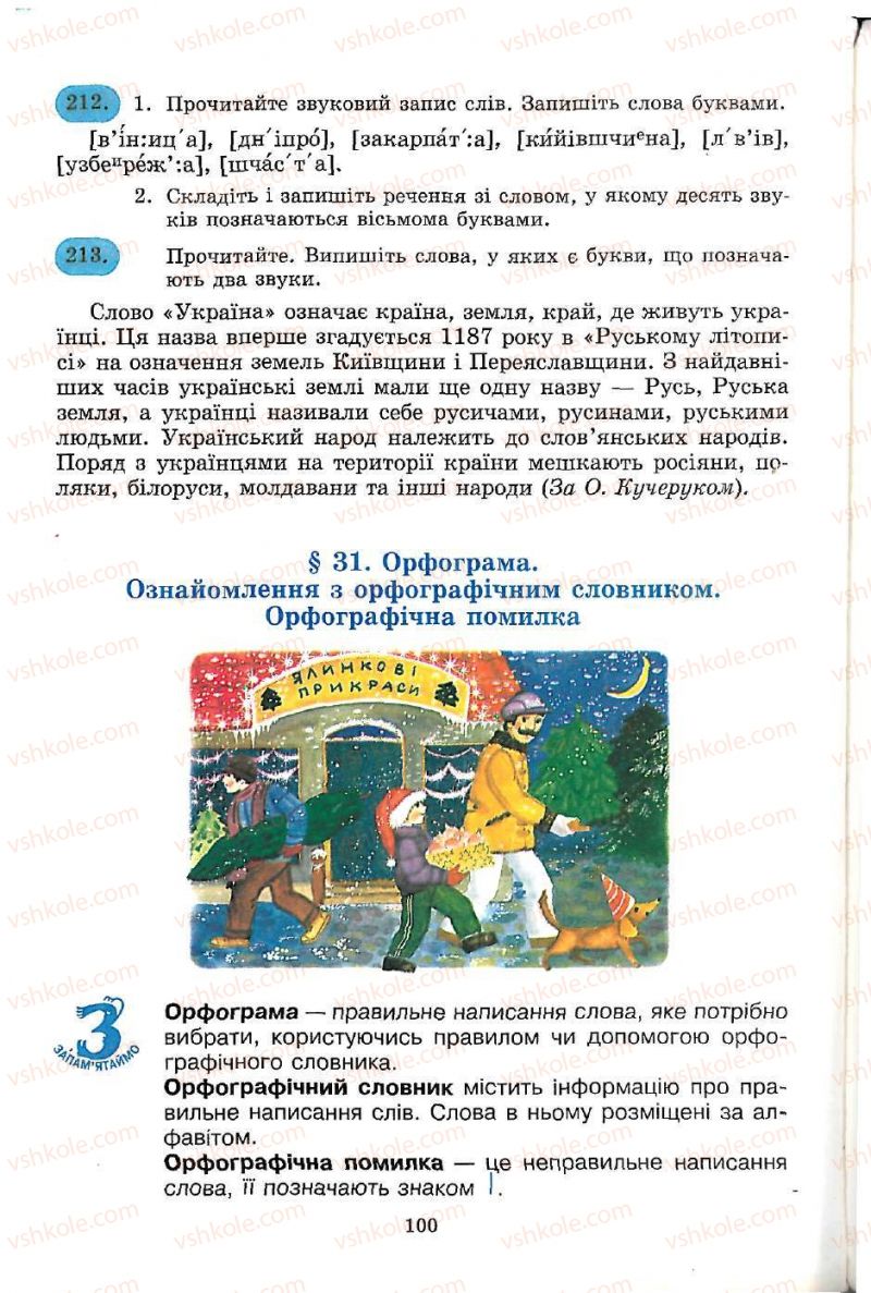 Страница 100 | Підручник Українська мова 5 клас С.Я. Єрмоленко, В.Т. Сичова 2005