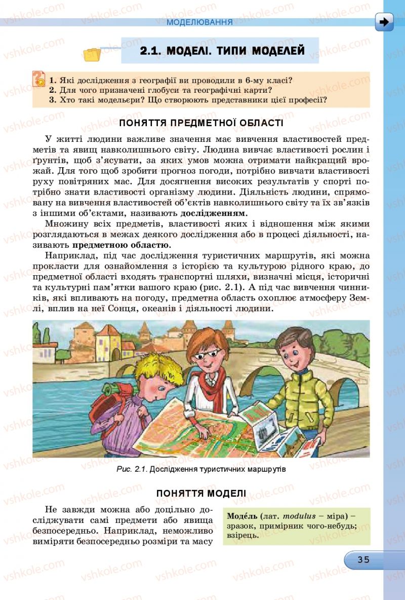 Страница 35 | Підручник Інформатика 7 клас Й.Я. Ривкінд, Т.І. Лисенко, Л.А. Чернікова, В.В. Шакотько 2015