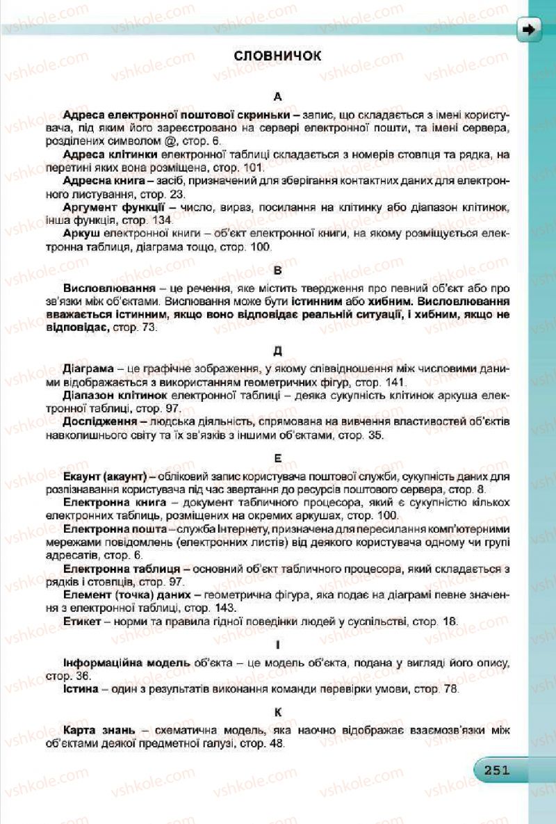 Страница 251 | Підручник Інформатика 7 клас Й.Я. Ривкінд, Т.І. Лисенко, Л.А. Чернікова, В.В. Шакотько 2015