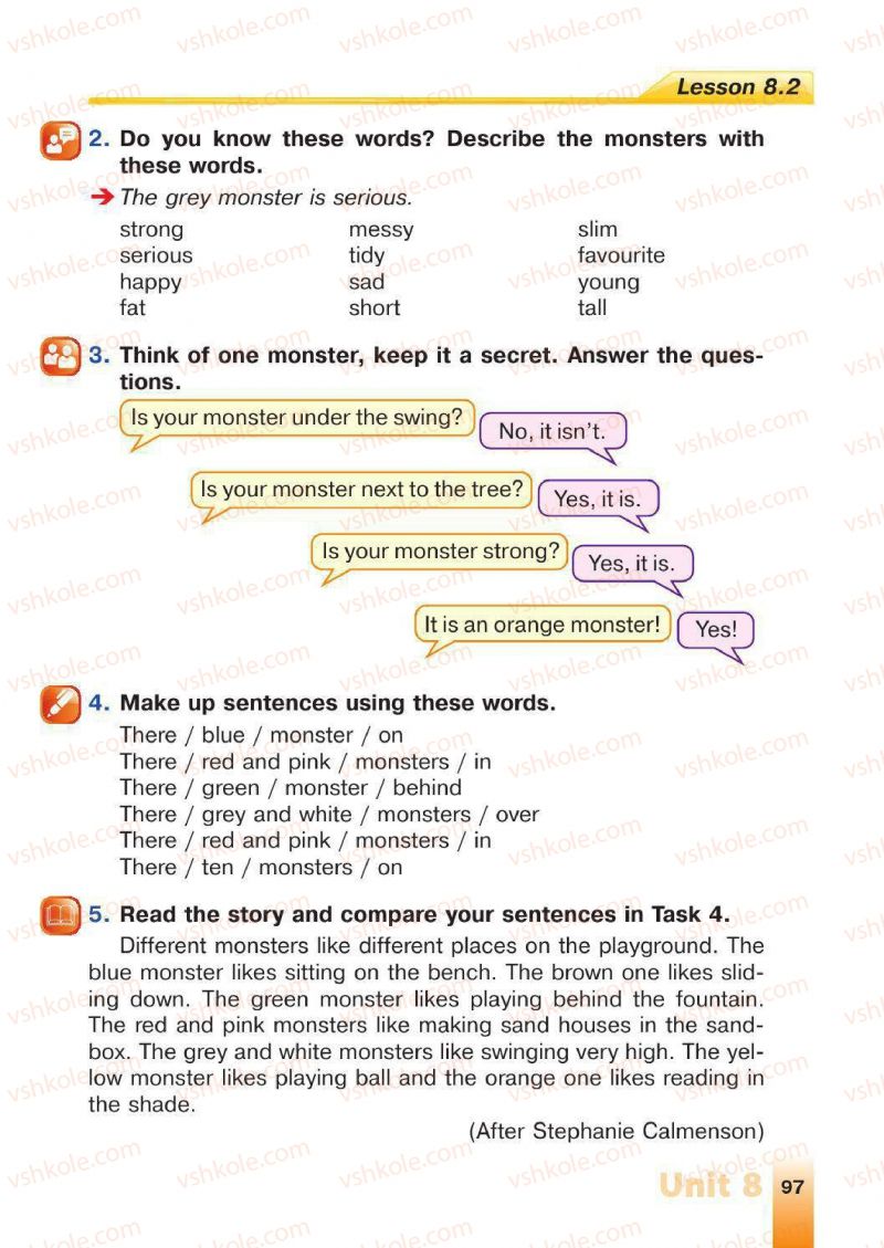 Страница 97 | Підручник Англiйська мова 4 клас Н.А. Климишина 2015