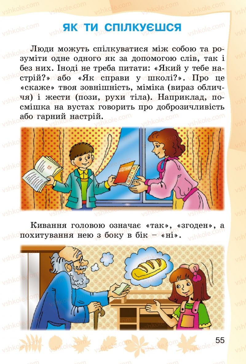 Страница 55 | Підручник Основи здоров'я 2 клас О.В. Гнaтюк 2012