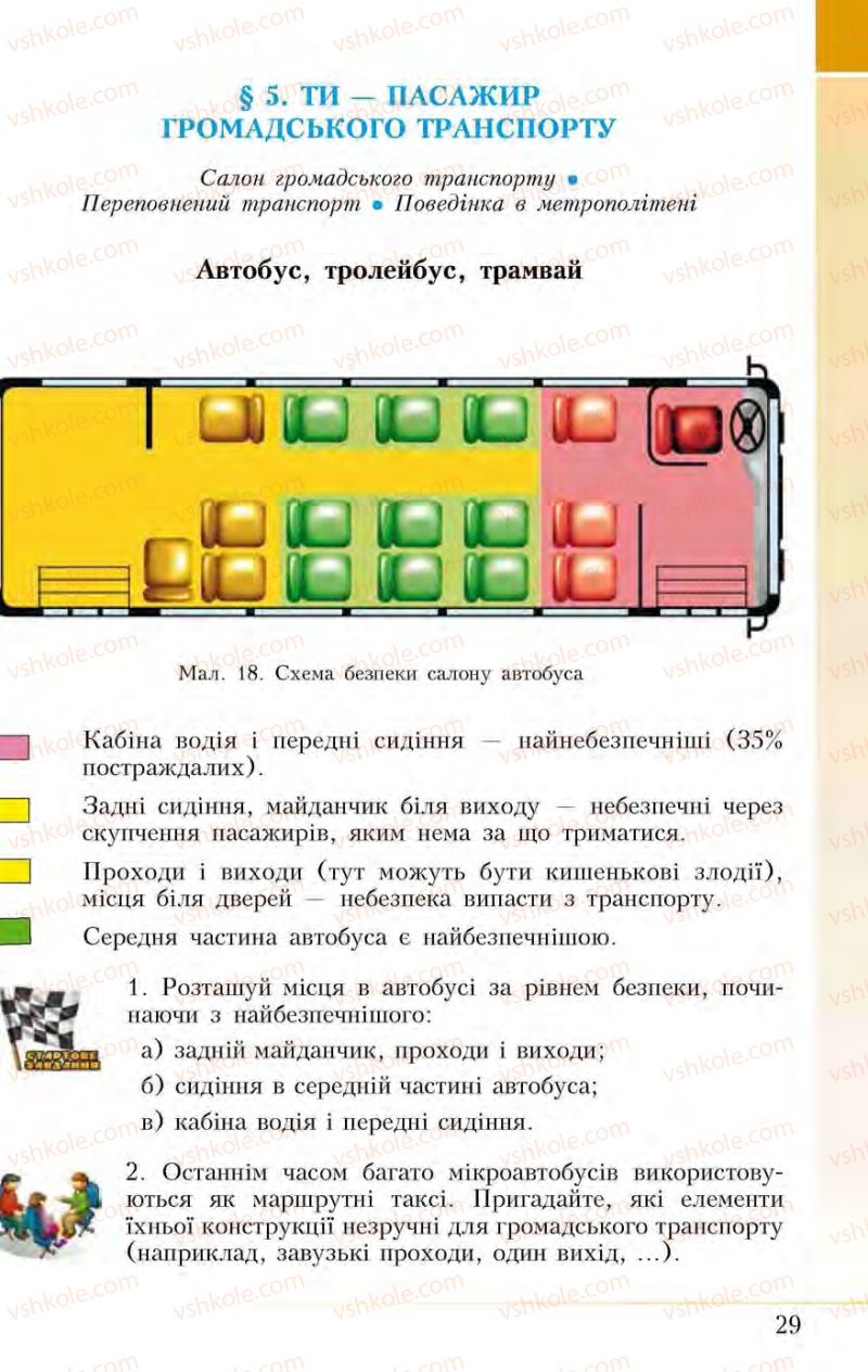 Страница 29 | Підручник Основи здоров'я 5 клас І.Д. Бех, Т.В. Воронцова, В.С. Пономаренко, С.В. Страшко 2013