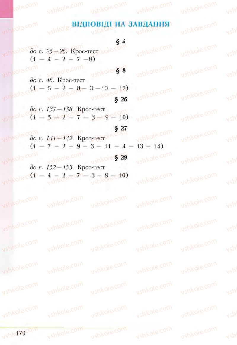 Страница 170 | Підручник Основи здоров'я 5 клас І.Д. Бех, Т.В. Воронцова, В.С. Пономаренко, С.В. Страшко 2013