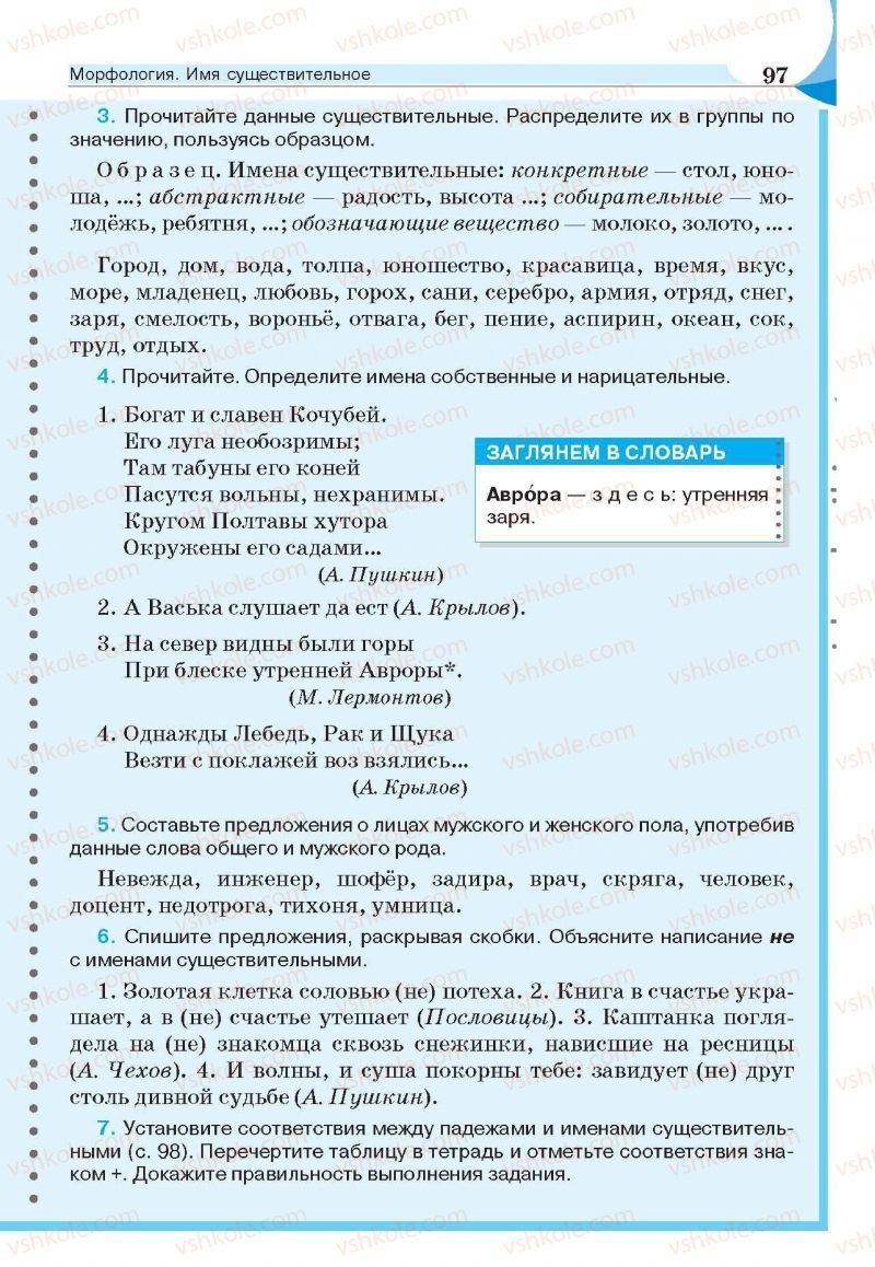 Страница 97 | Підручник Русский язык 6 клас Е.И. Быкова, Л.В. Давидюк, Е.С. Снитко, Е.Ф. Рачко 2014