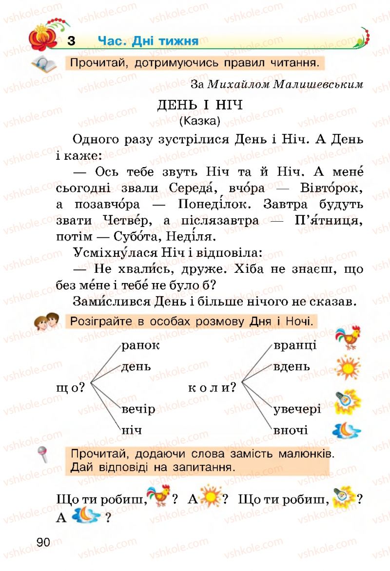 Страница 90 | Підручник Українська мова 2 клас О.Н. Хорошковська, Г.І. Охота 2012