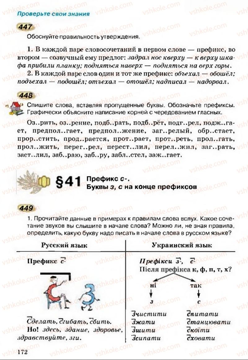 Страница 172 | Підручник Русский язык 5 клас А.Н. Рудяков, Т.Я. Фролова 2013