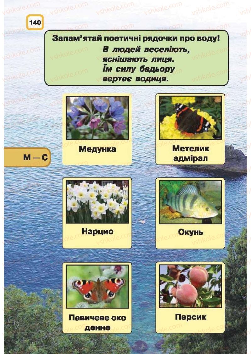 Страница 140 | Підручник Природознавство 1 клас І.В. Грущинська 2010