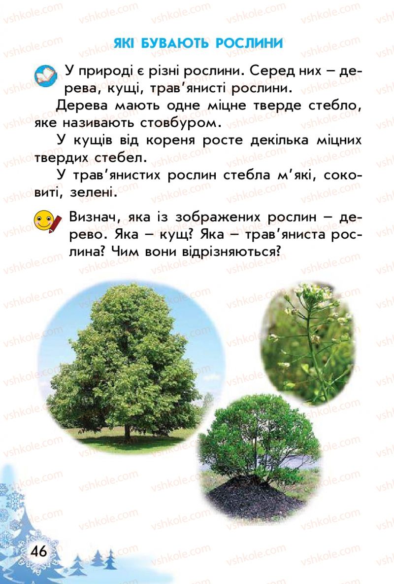 Страница 46 | Підручник Природознавство 1 клас Т.Г. Гільберг, Т.В. Сак 2012