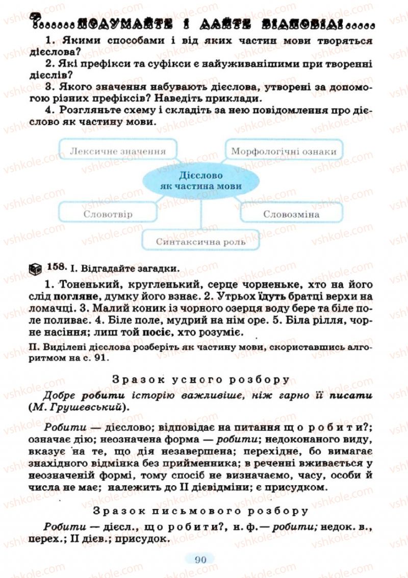 Страница 90 | Підручник Українська мова 7 клас М.І. Пентилюк, І.В. Гайдаєнко 2007