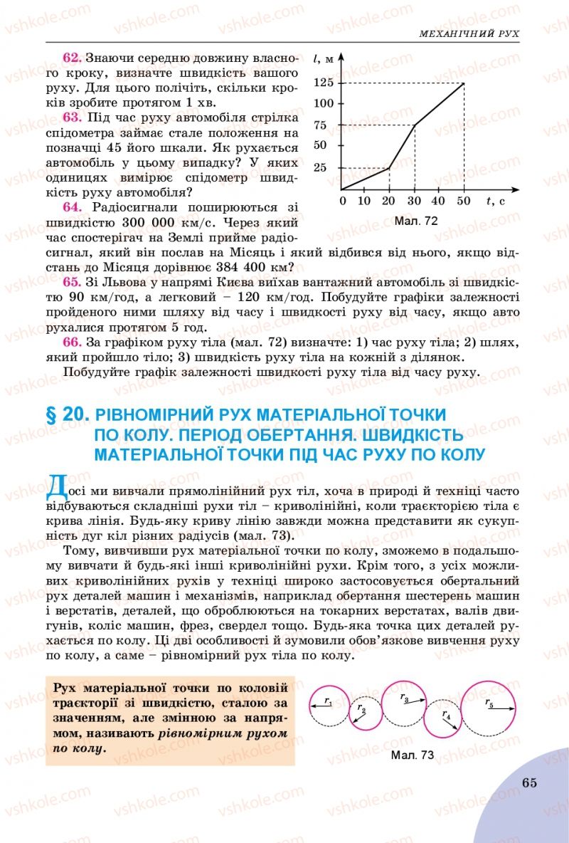 Страница 65 | Підручник Фізика 7 клас В.Д. Сиротюк 2015