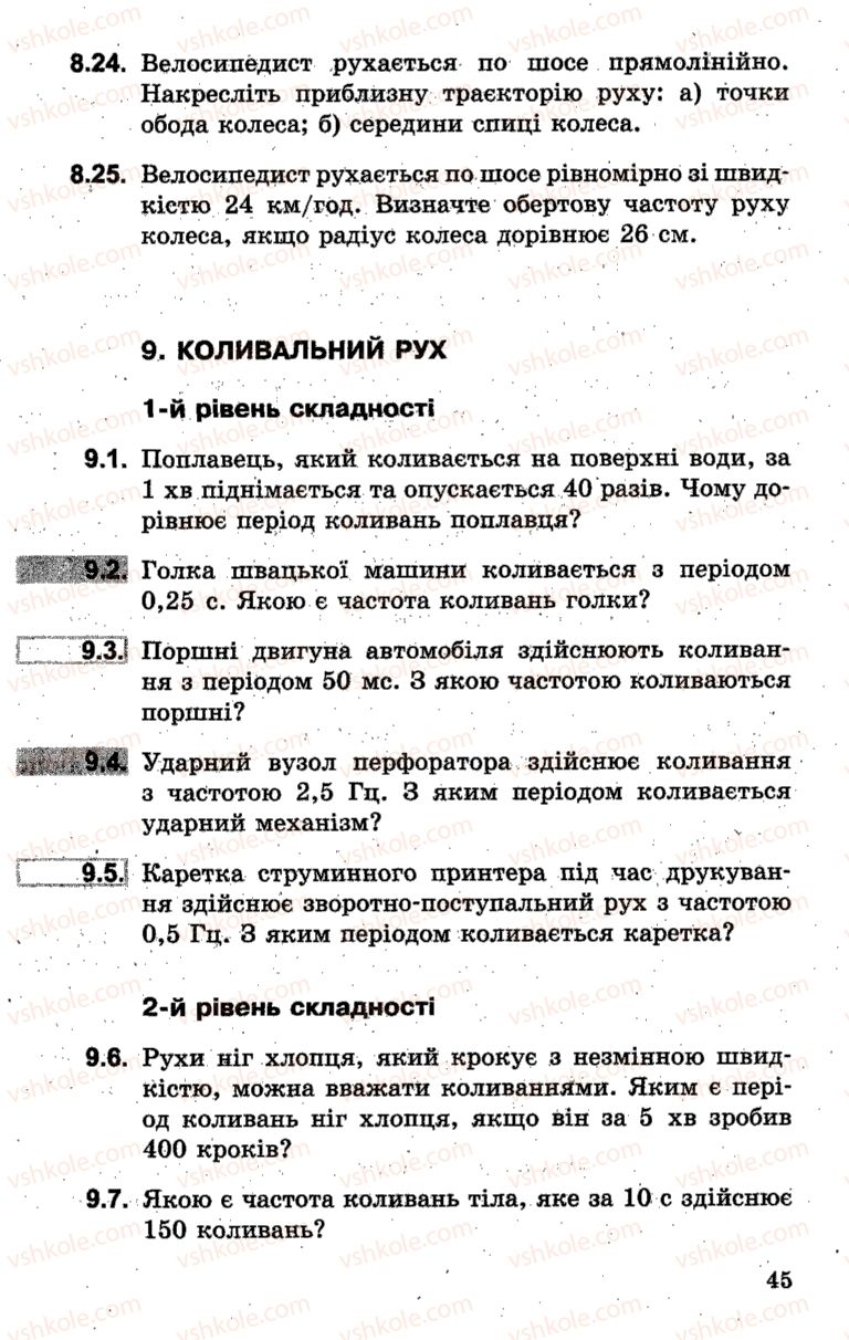 Страница 45 | Підручник Фізика 7 клас І.М. Гельфгат, І.Ю. Ненашев 2015 Збірник задач