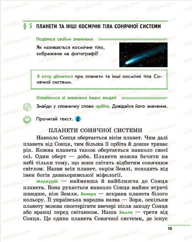 Страница 15 | Підручник Природознавство 4 клас О.В. Тагліна, Г.Ж. Іванова 2015