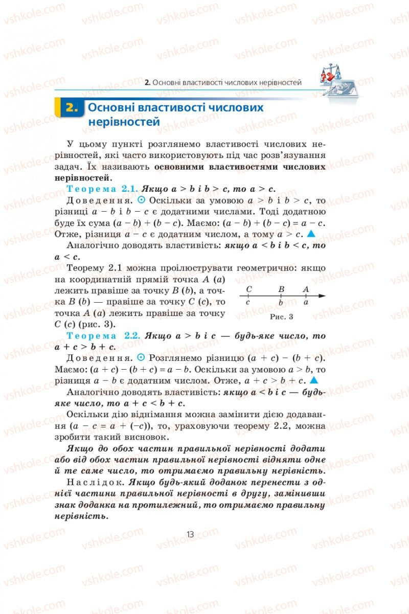 Страница 13 | Підручник Алгебра 9 клас А.Г. Мерзляк, В.Б. Полонський, М.С. Якір 2009
