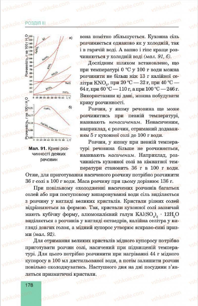 Страница 178 | Підручник Хімія 7 клас Л.С. Дячук, М.М. Гладюк 2015