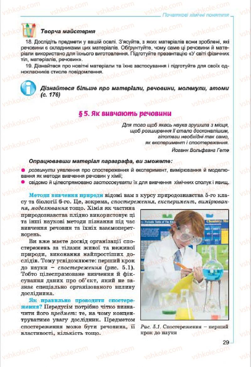 Страница 29 | Підручник Хімія 7 клас Г.А. Лашевська, А.А. Лашевська 2015