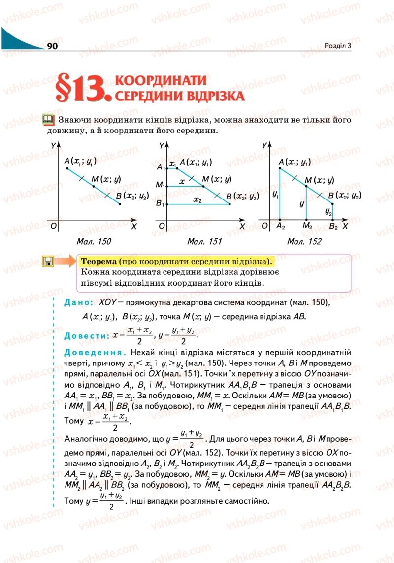 Страница 90 | Підручник Геометрія 9 клас М.І. Бурда, Н.А. Тарасенкова 2009