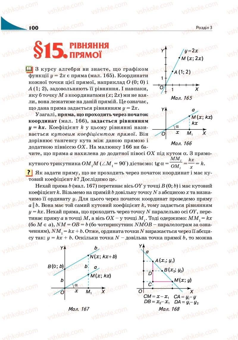 Страница 100 | Підручник Геометрія 9 клас М.І. Бурда, Н.А. Тарасенкова 2009