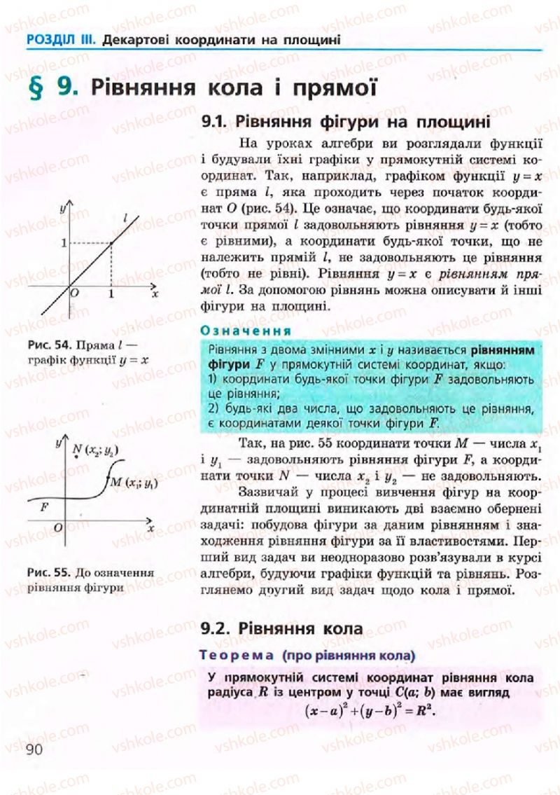 Страница 90 | Підручник Геометрія 9 клас А.П. Єршова, В.В. Голобородько, О.Ф. Крижановський, С.В. Єршов 2009